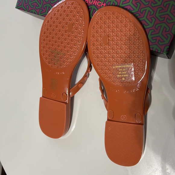 Tory Burch Women's Studded Jelly Thong Sandals - Picture 5 of 17